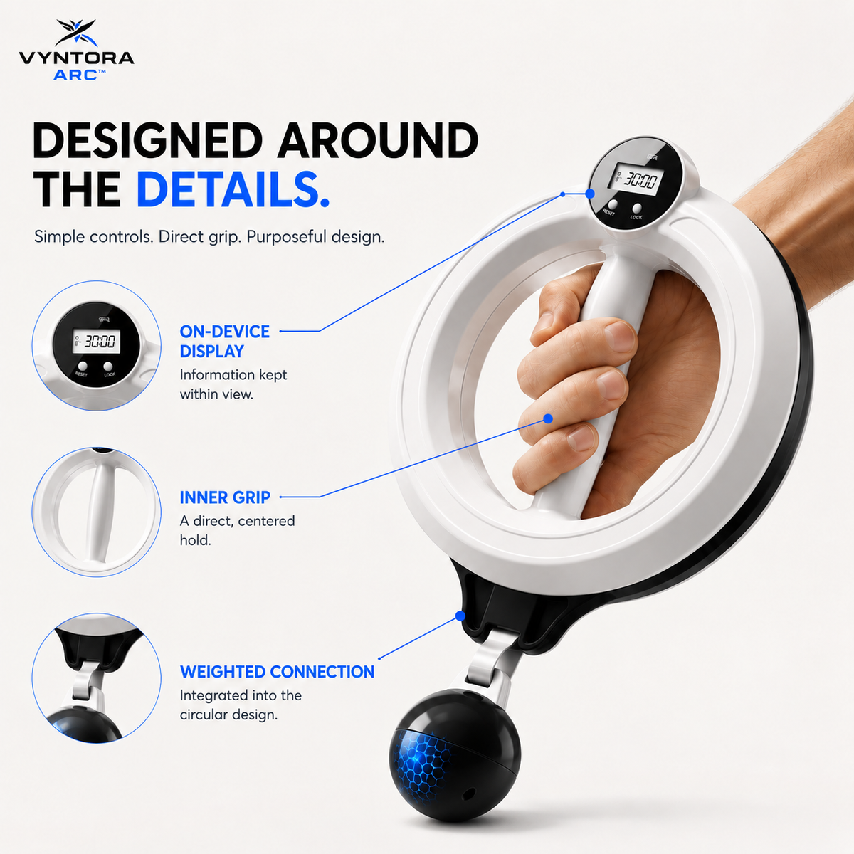 VYNTORA ARC™ — 360° Arm & Upper-Body Trainer
