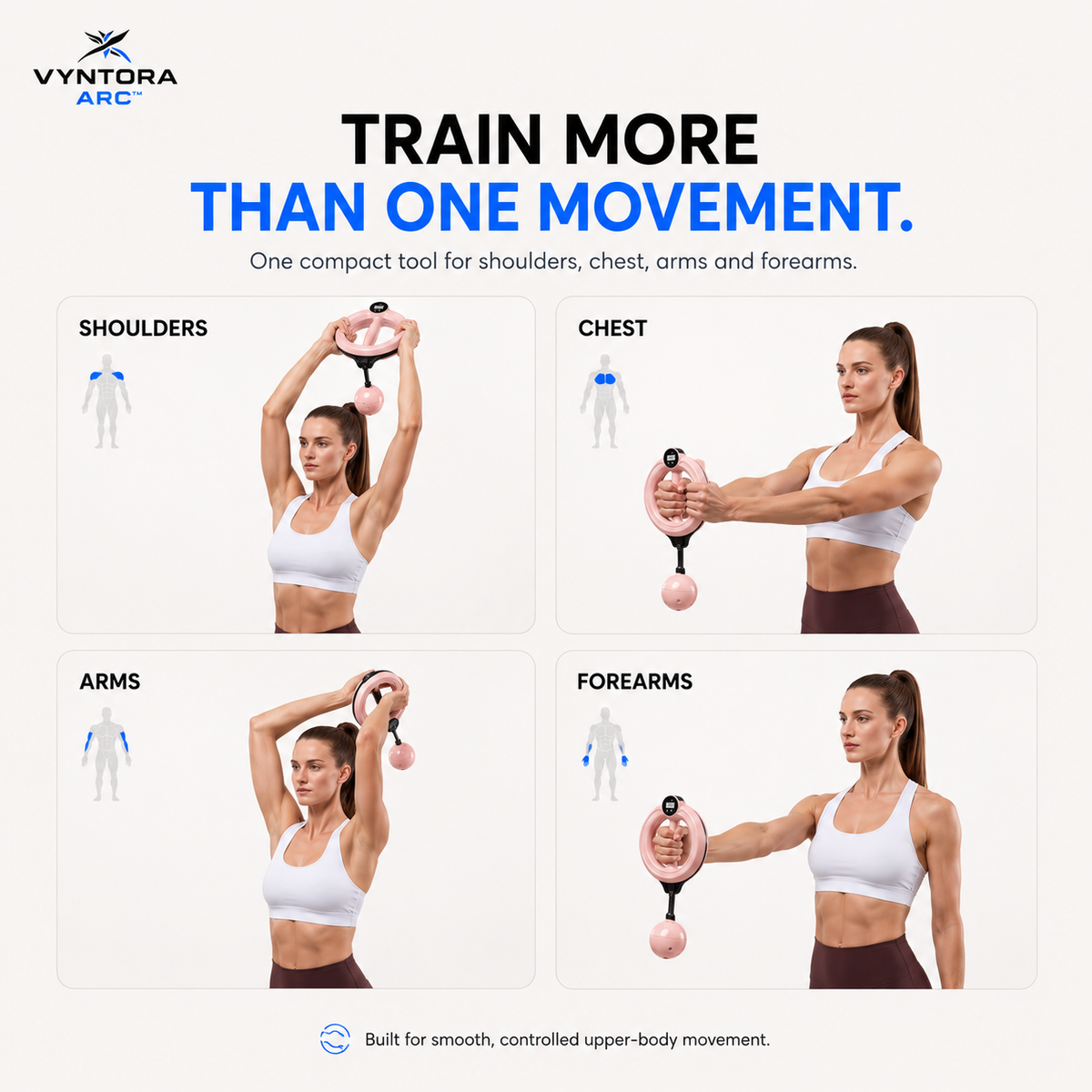 VYNTORA ARC™ — 360° Arm & Upper-Body Trainer
